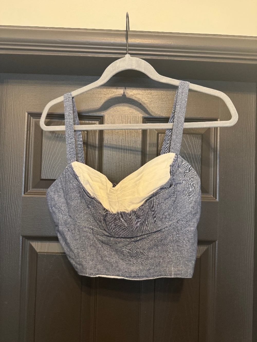 Trashy Diva Chambray Lena top, size 8